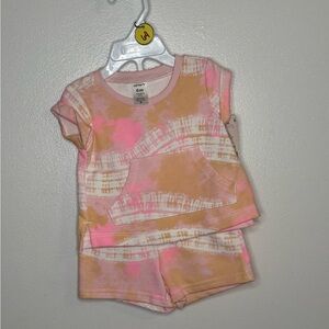 Carter's Pink and Tan Kids Matching Set